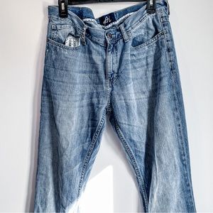 Men’s AI studded straight leg jeans - 34/32